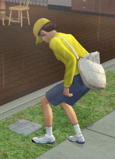 新聞配達は十代の子です